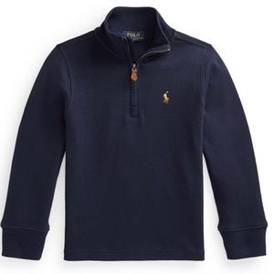Polo Ralph Lauren. New with Tags Boys 1/4 Zip. Navy. 2/2T